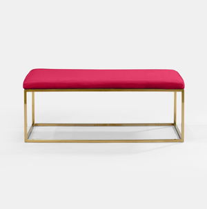 Lipstick Berlin Rectangular Ottoman