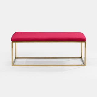Lipstick Berlin Rectangular Ottoman - view 1