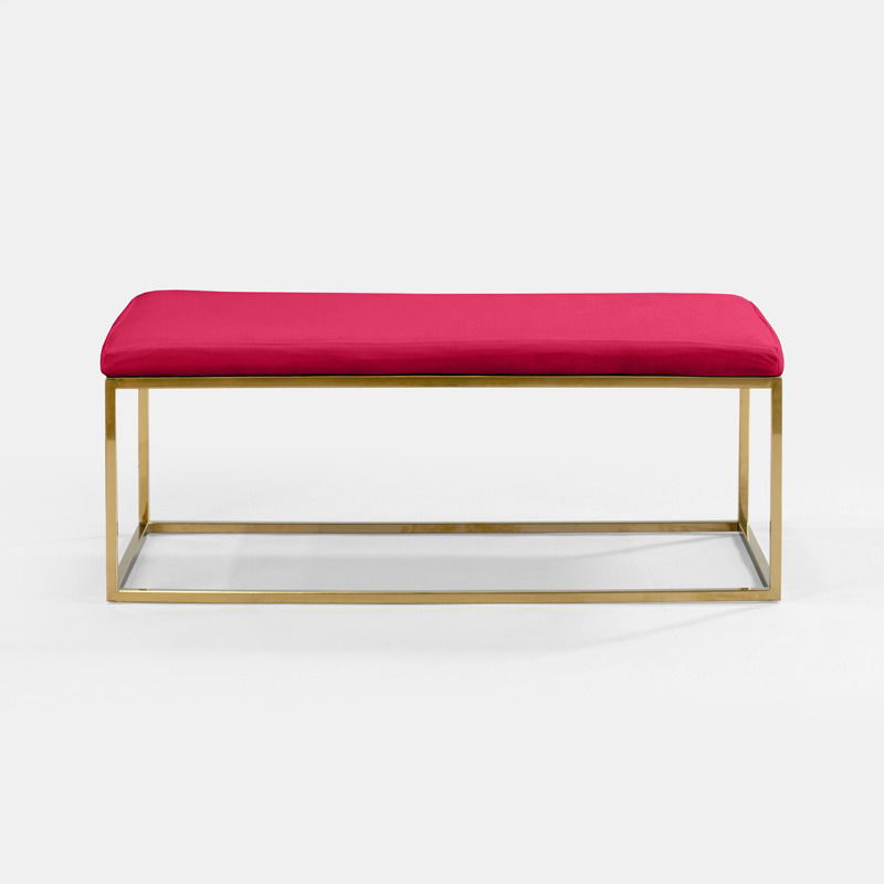 Lipstick Berlin Rectangular Ottoman - view 1 of 2