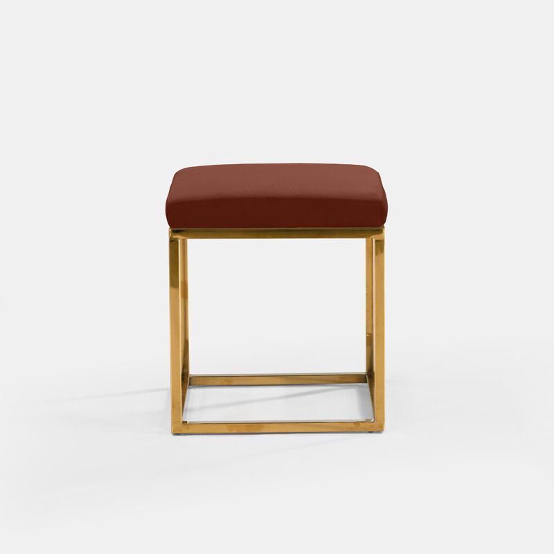 Blush Berlin Square Ottoman