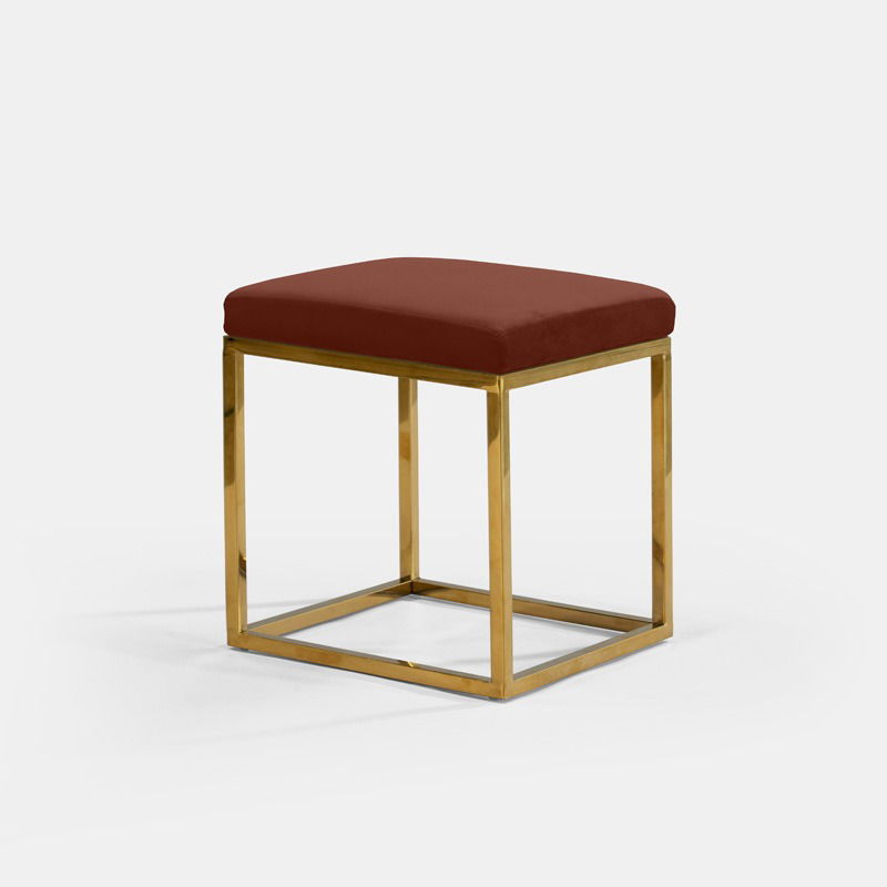 Blush Berlin Square Ottoman