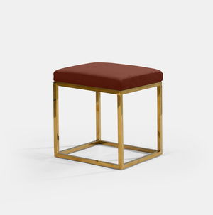 Blush Berlin Square Ottoman