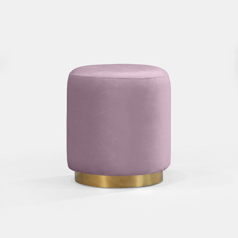 Lilac Jaz Ottoman