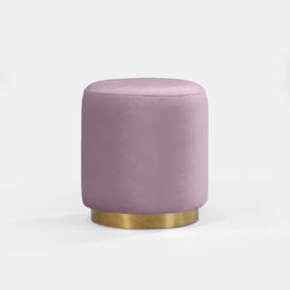 Lilac Jaz Ottoman - view 1