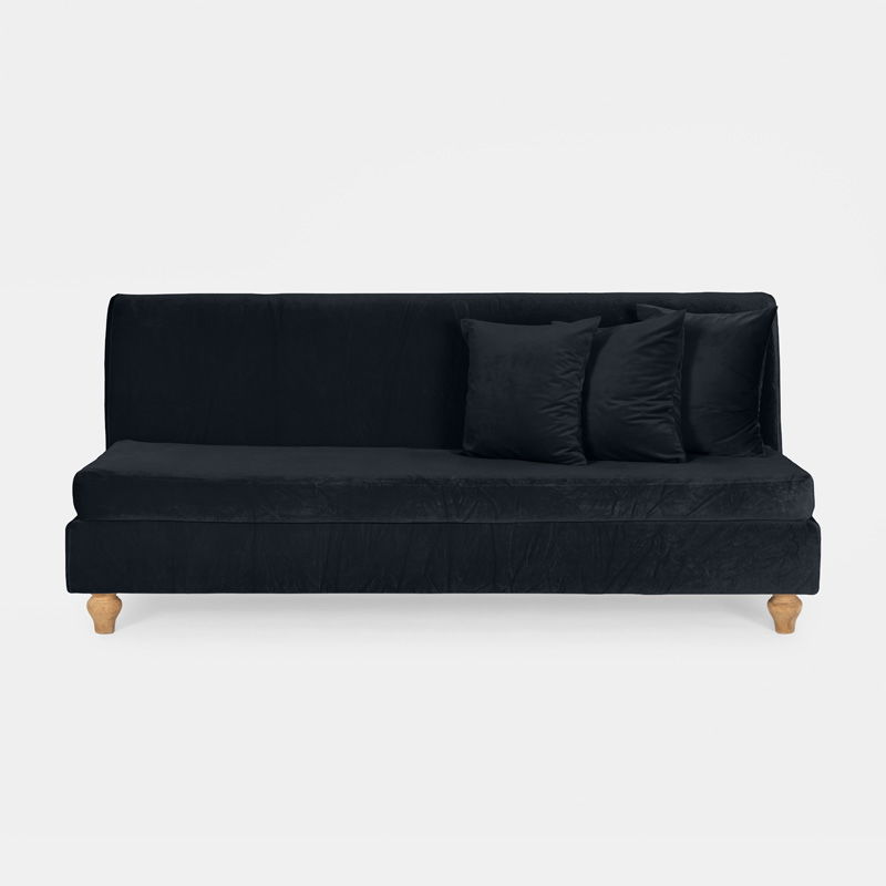 Black Winslow Sofa 6ft - view 3 of 4