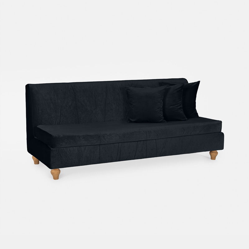 Black Winslow Sofa 6ft - view 1 of 4