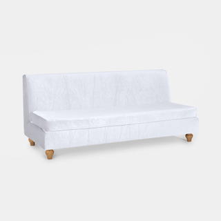 White Winslow Sofa 6ft - view 2