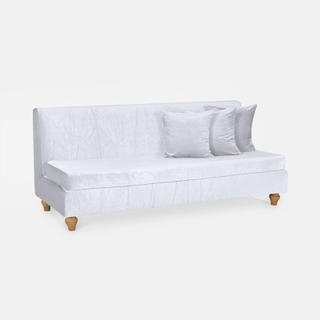 White Winslow Sofa 6ft - view 1