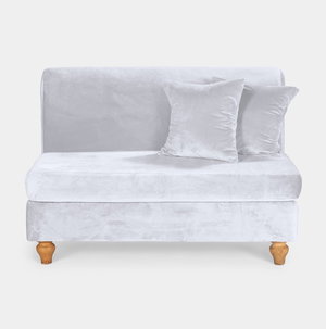 White Winslow Sofa 4ft