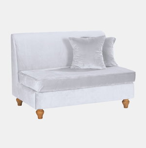 White Winslow Sofa 4ft