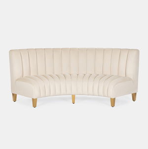 Oatmeal Ellison Sofa Curved In