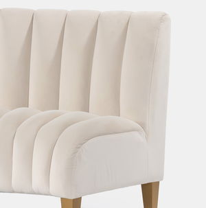 Oatmeal Ellison Sofa Curved In