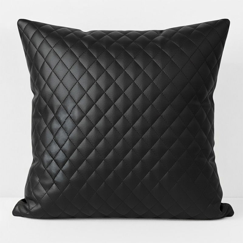 Black Quilted Leather - view 3 of 3