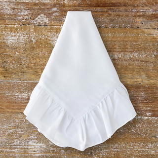 White Sand Simone Ruffle Napkin - view 1