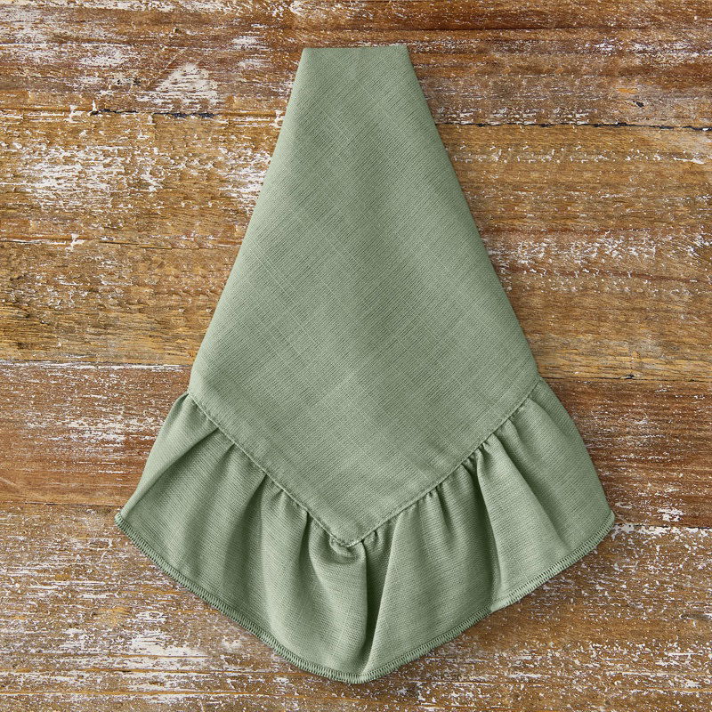 Spring Green Simone Ruffle Napkin - view 1 of 1