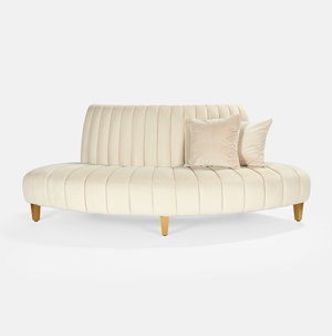 Oatmeal Ellison Sofa - Full Round