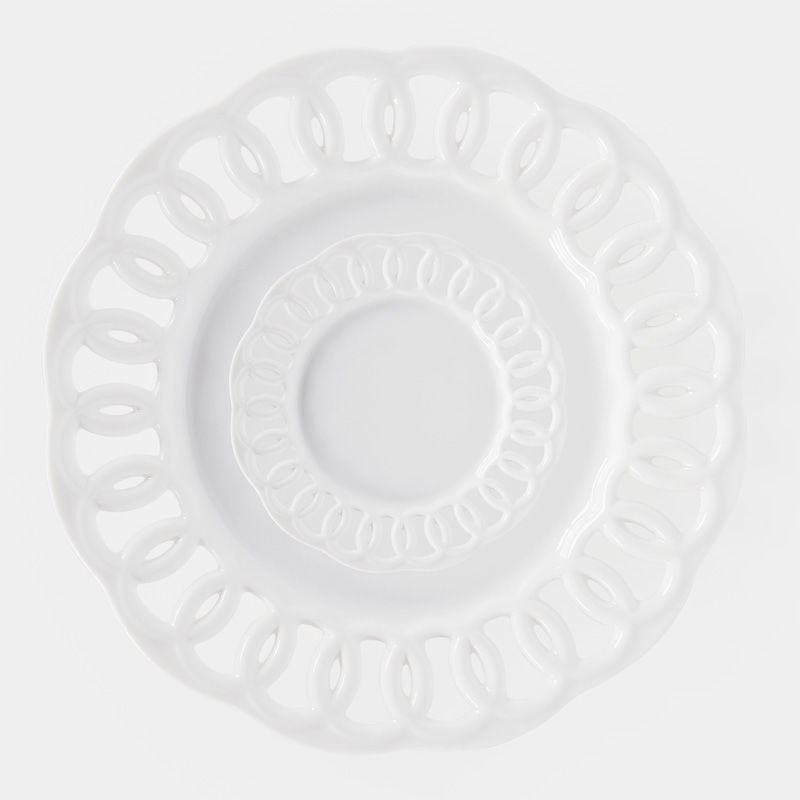 White Anabelle Dinnerware - view 1 of 3