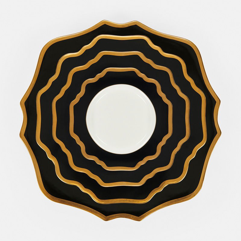 Black Ella Dinnerware - view 1 of 5