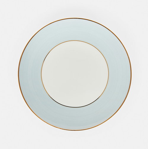 Dusty Blue Evelyn Dinner Plate