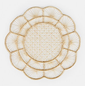 Lila Seagrass Charger