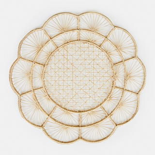 Lila Seagrass Charger - view 1