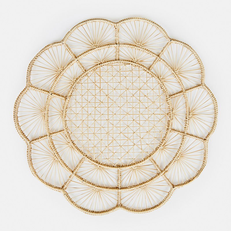 Lila Seagrass Charger - view 1 of 1