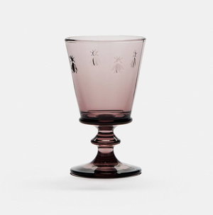 Eggplant Bee Goblet