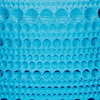 Blue Hobnail Rocks Glass