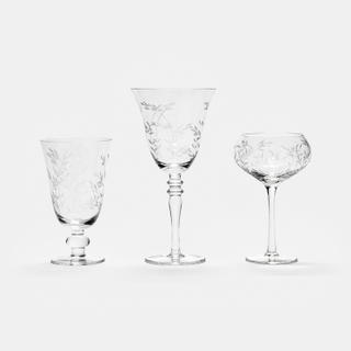 Etched Lynn Glassware - view 1