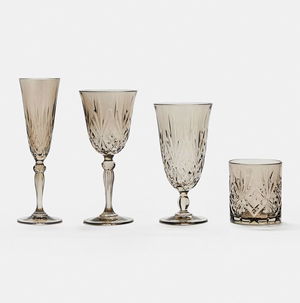 Smoke Melodia Glassware