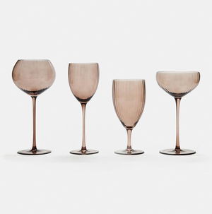 Mocha Quinn Glassware
