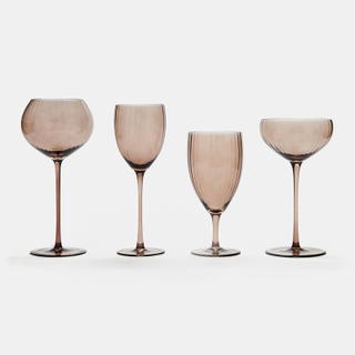 Mocha Quinn Glassware - view 1