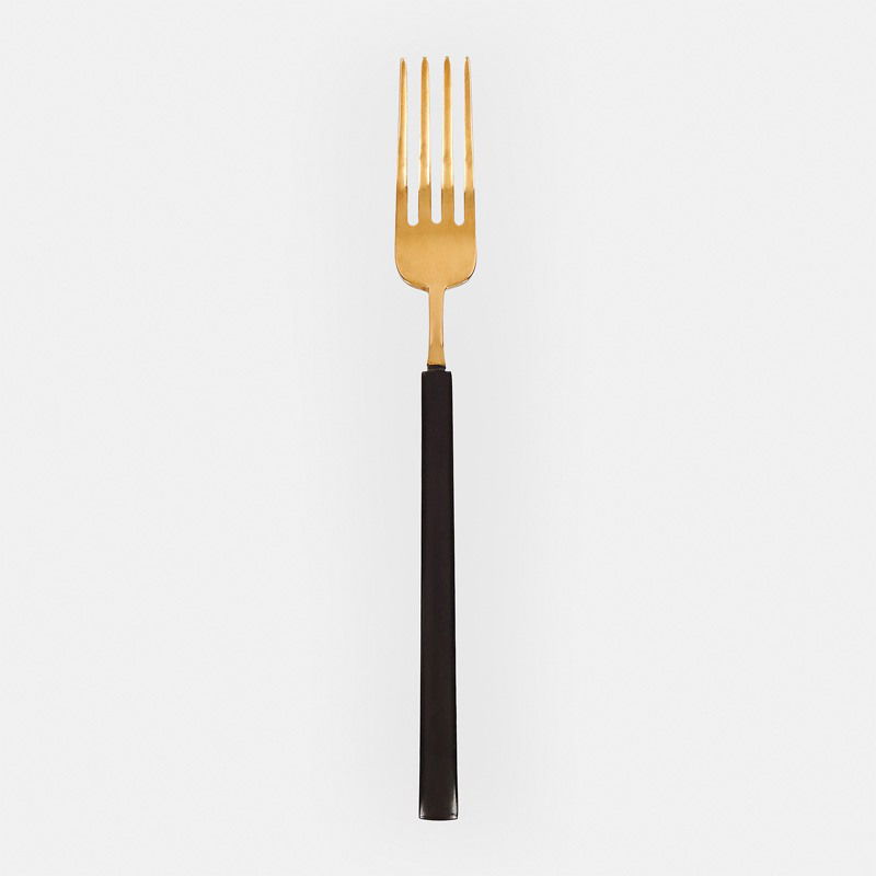 Black & Gold Benjamin Flatware - view 4 of 6