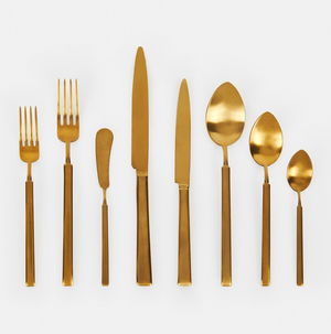 Gold Benjamin Flatware