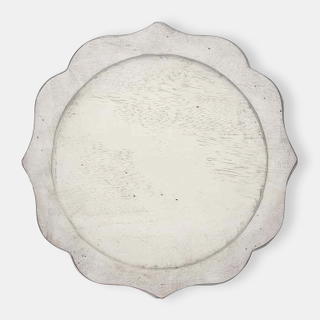 Whitewash Acacia Charger - view 1