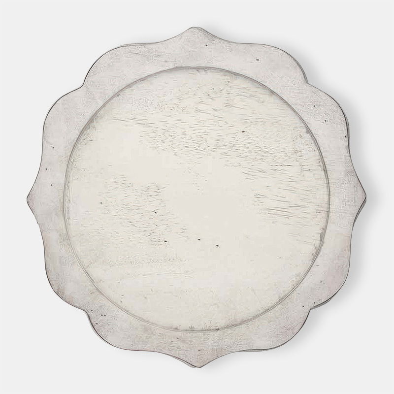 Whitewash Acacia Charger - view 1 of 1