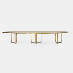 Gold Bilbao Oval Table