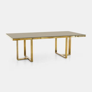Gold Bilbao Rectangular Table - view 1