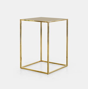 Gold Bilbao High Square Table