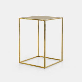 Gold Bilbao High Square Table - view 1