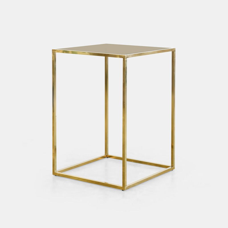 Gold Bilbao High Square Table - view 1 of 2