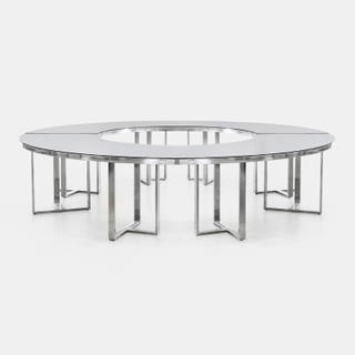 Silver Bilbao Hollow Table - view 1
