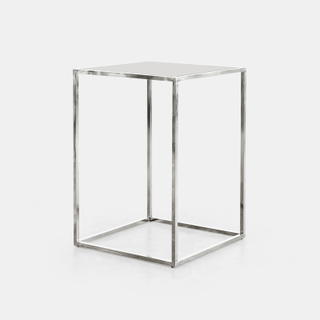 Silver Bilbao High Square Table - view 1