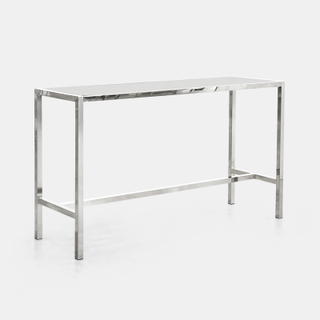 Silver Bilbao High Rectangular Table - view 1