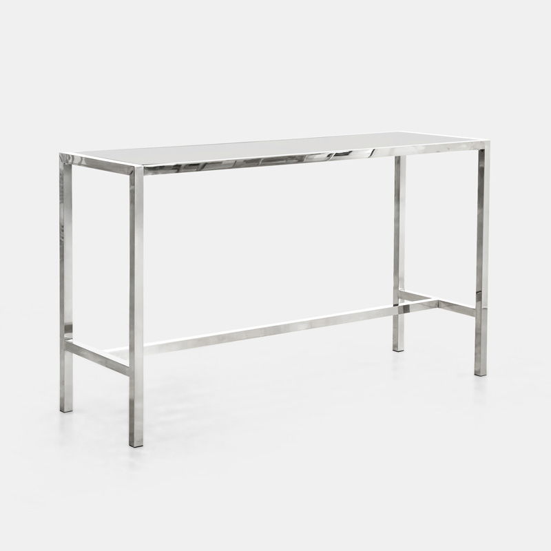 Silver Bilbao High Rectangular Table - view 1 of 2