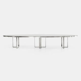 Silver Bilbao Oval Table - view 2