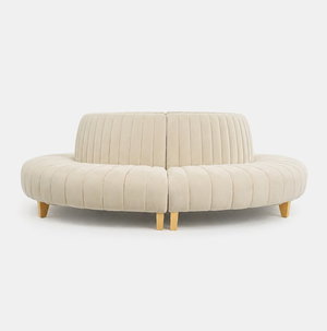 Oatmeal Ellison Sofa - Full Round