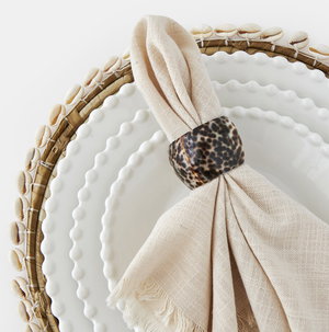 Tiger Cowrie Napkin Ring