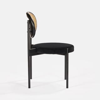 Black Jaz Chair - Black Cane Back - view 4
