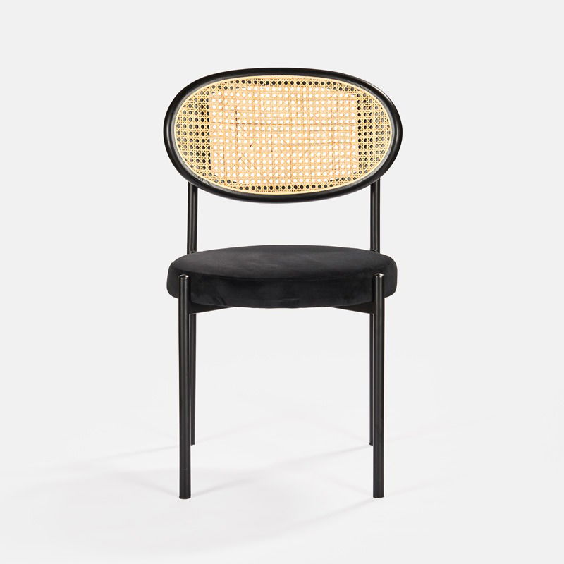 Black Jaz Chair - Black Cane Back - view 3 of 5